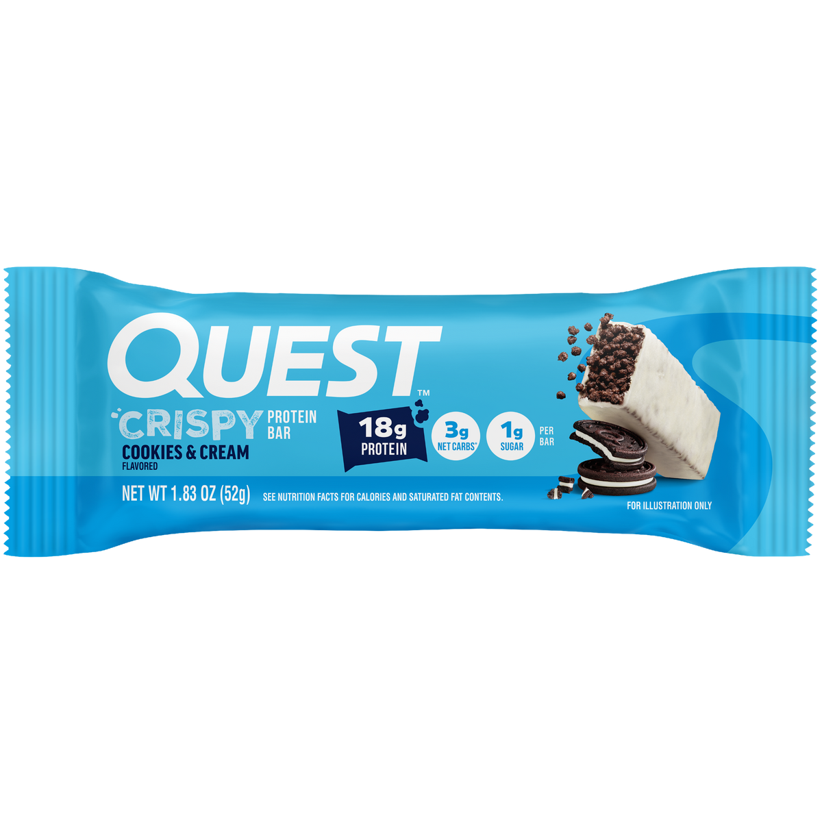 cookies-and-cream-crispy-hero-protein-bars-s6 400110_QN_USA_Pkg_Crispy_ProteinBar_CAC_Wrapper_3D_Front_Force.png